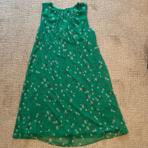 DKNY size 10 green pattern shift dress. New with tags. - Picture 1 of 3